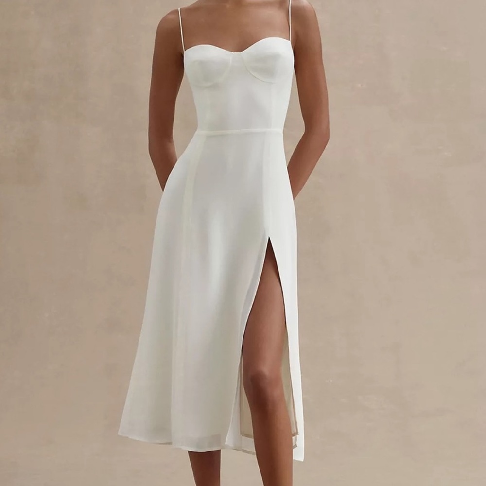 Reformation Juliette Dress - Ivory 0